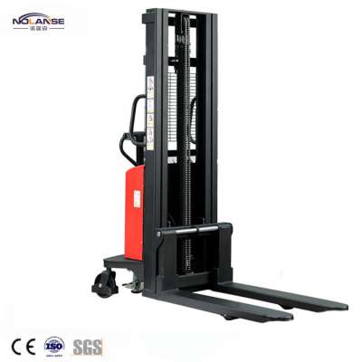 Quality Semi Electric Pallet Stacker 1.5T Stacking Forklift